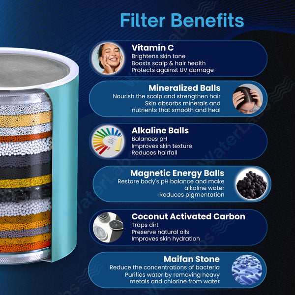 HL-50 Multi Spray Shower Head Filter