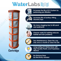 WaterLabs replacement cartridge compatibility chart listing compatible housing models WL0620 WL0625 WL0720 WL0725 and WL0910