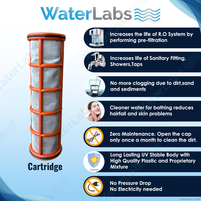 WaterLabs replacement cartridge compatibility chart listing compatible housing models WL0620 WL0625 WL0720 WL0725 and WL0910